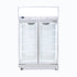 Bromic Flat Glass 2 Door 976L LED Upright Display Freezer  - UF1000LF